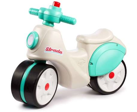 Porteur scooter Strada - Falk - Couleur crème et vert - Mixte - A partir de 12 mois GRIS 1 - vertbaudet enfant 