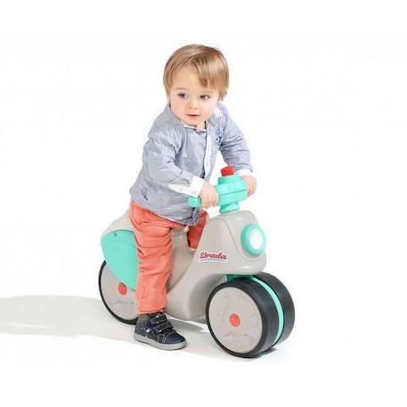 Porteur scooter Strada - Falk - Couleur crème et vert - Mixte - A partir de 12 mois GRIS 4 - vertbaudet enfant 