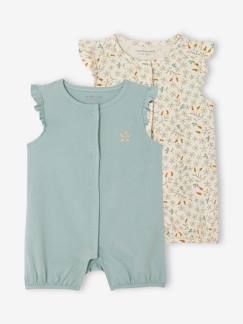 Bébé-Pyjama, surpyjama-Lot de 2 combi-shorts naisssance