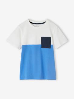 T-shirt coloblock garçon manches courtes  - vertbaudet enfant