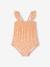 Maillot de bain 1 pièce bébé fille fleurs abricot 1 - vertbaudet enfant 