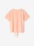 Tee-shirt sport motif raquettes glitter fille corail 2 - vertbaudet enfant 