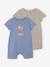 Lot de 2 combi-shorts naissance bleu chambray 1 - vertbaudet enfant 