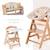 HAUCK Chaise Haute en Bois pour bébé Évolutive Alpha + / Natural BEIGE 3 - vertbaudet enfant 