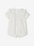 Pyjashort fille en voile de coton plumetis et broderie anglaise écru 3 - vertbaudet enfant 