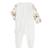 Pyjama bébé en velours contenant du coton bio Acapulco BEIGE 1 - vertbaudet enfant 