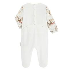 Pyjama bébé en velours contenant du coton bio Acapulco  - vertbaudet enfant