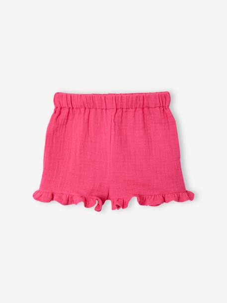 Ensemble blouse, short et bandeau bébé rose 5 - vertbaudet enfant 