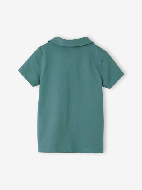 Lot de 2 polos garçon unis manches courtes Lot marine + vert+Lot vert + blanc 10 - vertbaudet enfant 