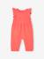 Combinaison bébé en gaze de coton corail+écru 1 - vertbaudet enfant 