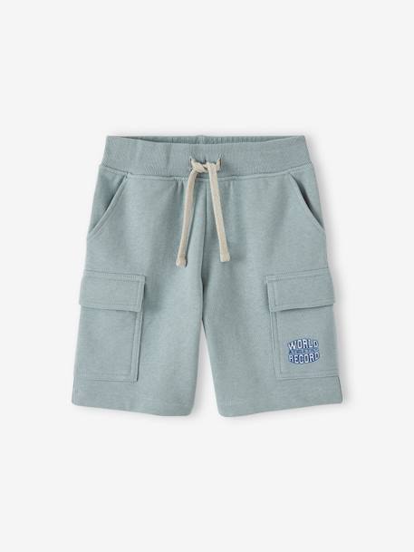 Short sport style battle garçon marine+vert d'eau 8 - vertbaudet enfant 