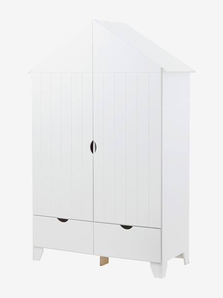 Armoire 2 portes Holidays XL blanc 1 - vertbaudet enfant 