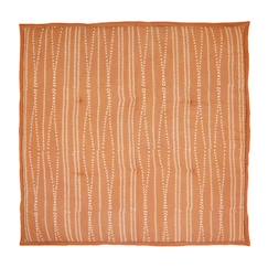 Jouet-Premier âge-Tapis d'éveil et portiques-Tapis de repos bébé - NEPO TERRACOTTA - pur coton imprimé à la main