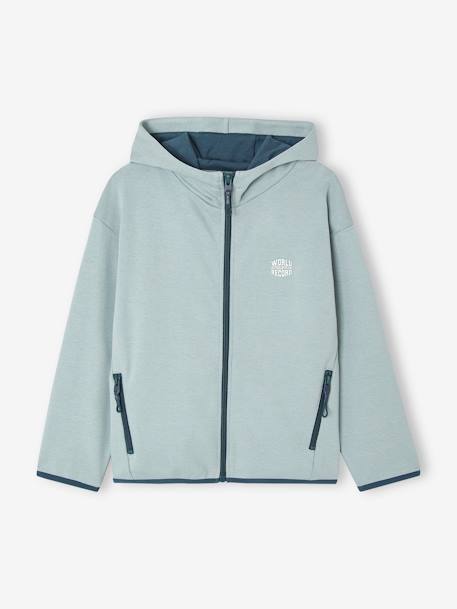 Garçon-Vêtements de sport-Sweat à capuche zippé sport garçon