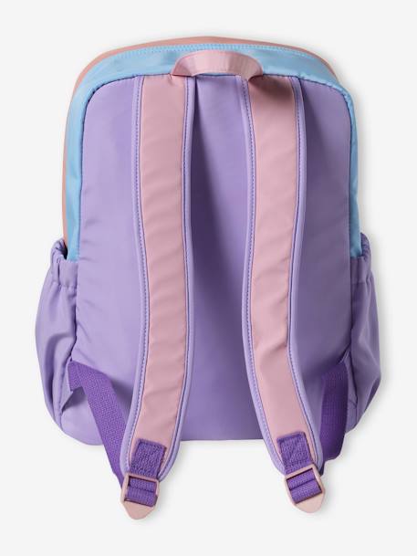 Sac à dos style rétro colorblock fille lilas 3 - vertbaudet enfant 