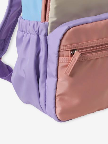 Sac à dos style rétro colorblock fille lilas 4 - vertbaudet enfant 