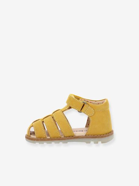 Sandales cuir bébé Nonopi 927622-10-7 KICKERS® jaune 3 - vertbaudet enfant 