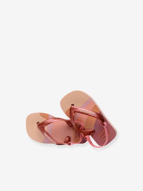 Tongs Baby Mini me HAVAIANAS® beige doré+rose 11 - vertbaudet enfant 