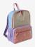 Sac à dos style rétro colorblock fille lilas 1 - vertbaudet enfant 