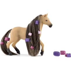 Jouet-Figurine Schleich de Jument Andalouse à coiffer - Coffret avec Figurine Cheval et Accessoires - Pour Enfants à Partir de 5 ans -