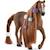 Figurine Jument Pur-sang Anglaise à coiffer - Figurine Cheval Réaliste avec Crinière Coiffable et Accessoires - Pour Garçons et MARRON 3 - vertbaudet enfant 