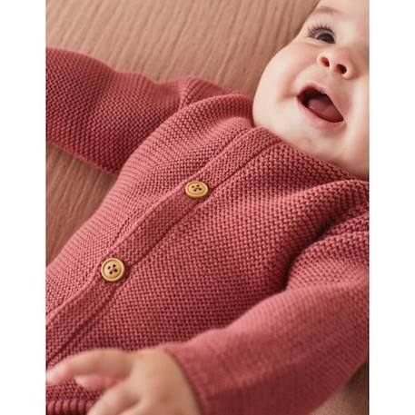 Cardigan en tricot ROUGE 2 - vertbaudet enfant 