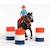 Figurine Cowgirl et Tonneaux de Racing et Cheval Schleich - Animaux de la Ferme et Accessoires Western Réalistes - Coffret 7 Pièces NOIR 5 - vertbaudet enfant 