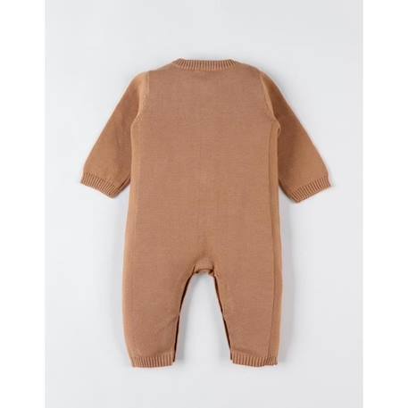 Combinaison en tricot fin MARRON 4 - vertbaudet enfant 