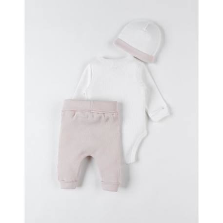 Set body + legging + bonnet BEIGE 2 - vertbaudet enfant 