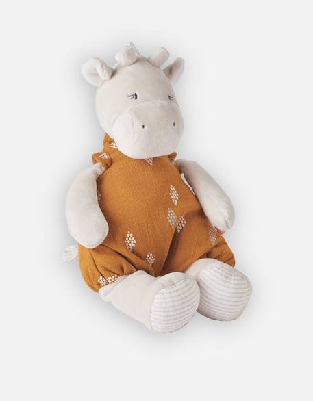 Peluche - NOUKIE'S - Tiga - Girafe en Veloudoux® - 25 cm - Bébé ORANGE 1 - vertbaudet enfant 