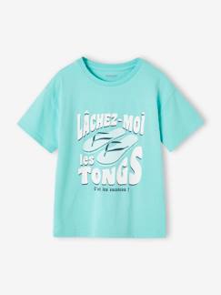 -Tee-shirt motif vacances gaçon