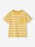 Tee-shirt rayé garçon personnalisable ocre+vert d'eau 1 - vertbaudet enfant 