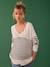 Pull fin grossesse ENVIE DE FRAISE blanc+grenadine 3 - vertbaudet enfant 