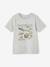 Tee-shirt Basics motifs animaliers garçon bleu ardoise+gris chiné 5 - vertbaudet enfant 