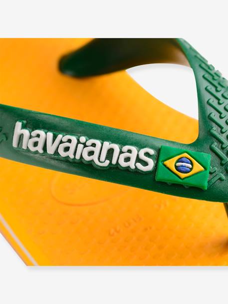 Tongs Baby Brasil Logo II HAVAIANAS jaune 3 - vertbaudet enfant 