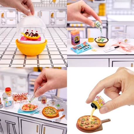 MGA Miniverse - Jeu créatif - Série Diner - Loisirs créatif et décoratif en résine - Non Comestible - 8 ans et plus - Aléatoire BLANC 3 - vertbaudet enfant 