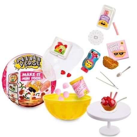 MGA Miniverse - Jeu créatif - Série Diner - Loisirs créatif et décoratif en résine - Non Comestible - 8 ans et plus - Aléatoire BLANC 1 - vertbaudet enfant 