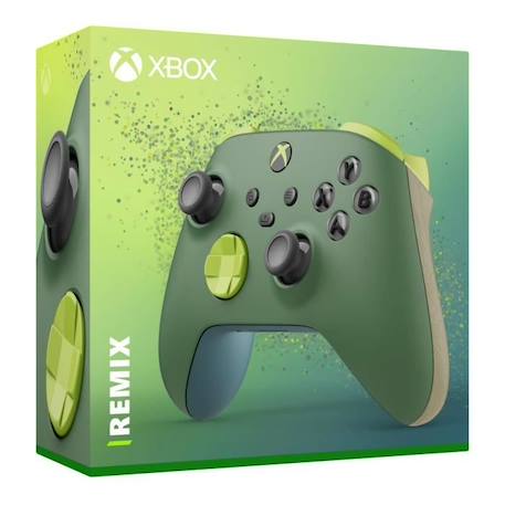 Manette Xbox Sans Fil Edition Limitée Remix VERT 5 - vertbaudet enfant 