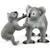 Figurine Maman et Bébé Koala, pour enfants dès 3 ans, 13,6 x 5,8 x 19,2 cm -Schleich 42566 WILD LIFE GRIS 3 - vertbaudet enfant 