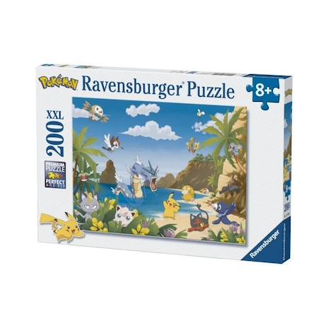 Puzzle 200 pièces XXL - Ravensburger - Attrapez-les tous ! - Pokémon - Dessins animés et BD - Garantie 2 ans BLEU 3 - vertbaudet enfant 
