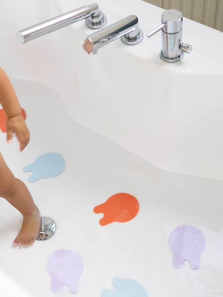 Grippi Méduse - Tapis de Bain - QUUT vert+violet 9 - vertbaudet enfant 