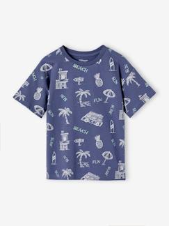 Garçon-T-shirt, polo, sous-pull-T-shirt-Tee-shirt motifs graphiques vacances garçon