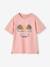 Tee-shirt 'chill' garçon vieux rose 2 - vertbaudet enfant 