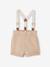 Ensemble cérémonie bébé : chemise + short + bretelles taupe 3 - vertbaudet enfant 