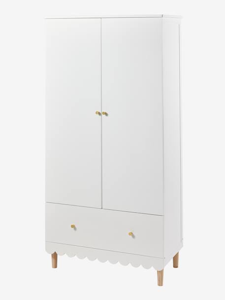 Armoire 2 portes LIGNE FESTON écru 1 - vertbaudet enfant 