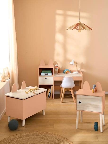 Table de chevet renard en bois roux 5 - vertbaudet enfant 