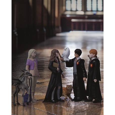 Harry et Hedwige, Figurine de l'univers Harry Potter®,  pour enfants dès 6 ans, 4 x 2,5 x 10 cm - schleich 42633 WIZARDING WORLD BLANC 4 - vertbaudet enfant 