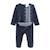 Pyjama bébé en velours Misscerise BLEU 4 - vertbaudet enfant 