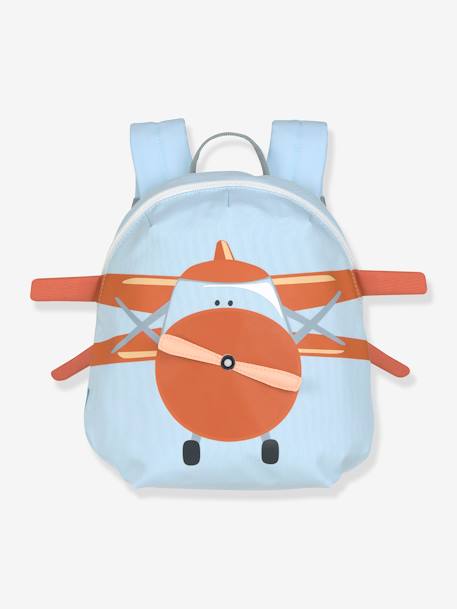 Sac à dos crèche tiny drivers LÄSSIG Avion bleu ciel+Carrousel lilas 1 - vertbaudet enfant 