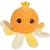 Peluche sonore - GIPSY - Bella Bloo Friends pieuvre jaune 18 cm - pour enfant dès la naissance JAUNE 1 - vertbaudet enfant 